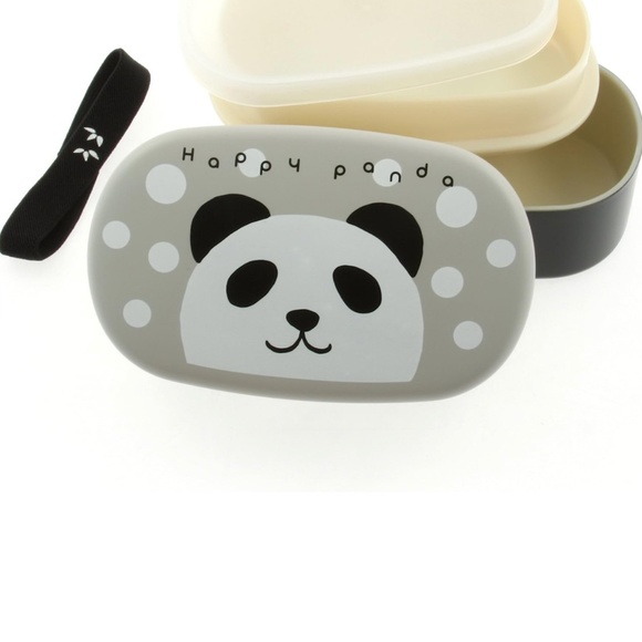 Happy Panda Snow Day 2-Tiered Bento Box - Picture 9 of 10